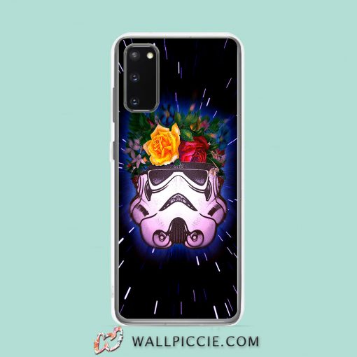 Cool Funny Star Wars Floral Stormtrooper Samsung Galaxy S20 Case