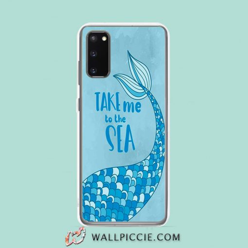 Cool Girly Little Mermaid Quote Samsung Galaxy S20 Case