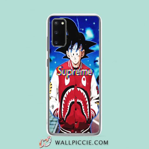 Cool Goku Bape X Supreme Anime Samsung Galaxy S20 Case