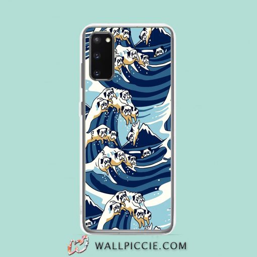 Cool Great Wave Off Pug Aesthetic Samsung Galaxy S20 Case