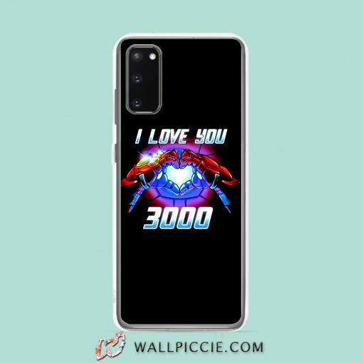 Cool I Love You 3000 Tony Stark Quote Samsung Galaxy S20 Case