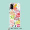 Cool Inspirational Girly Quote Collage Samsung Galaxy S20 Case