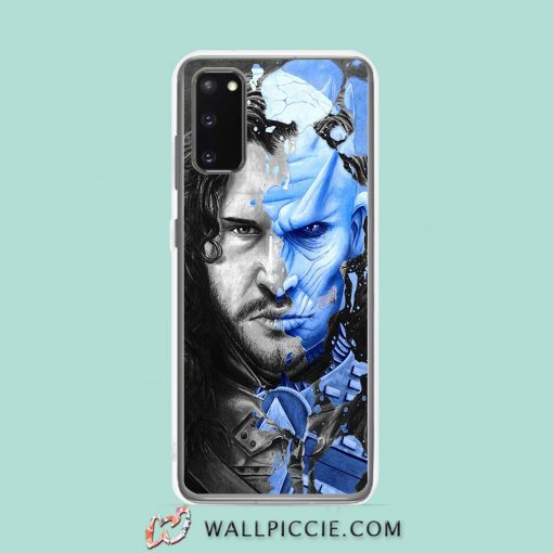 Cool Jon Snow White Walker Game Of Thrones Samsung Galaxy S20 Case