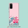 Cool Pink Great Wave Off Kanagawa Aesthetic Samsung Galaxy S20 Case