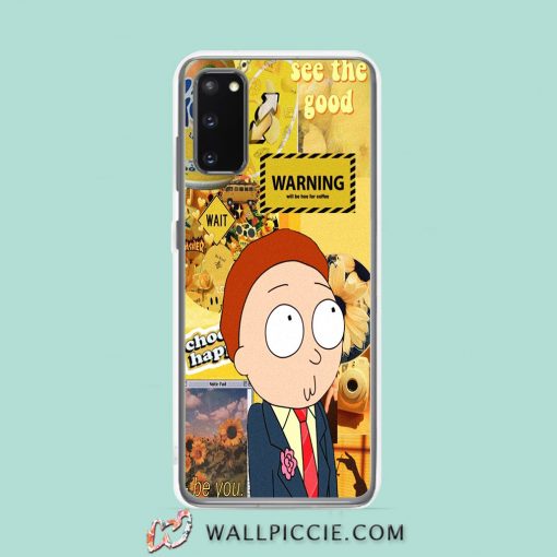 Cool Rick Morty See The Good Yellow Aesthetic Samsung Galaxy S20 Case
