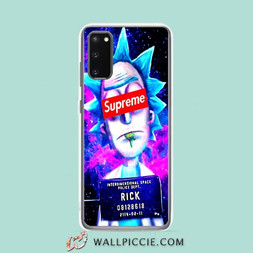 Cool Supreme Rick Morty Samsung Galaxy S20 Case