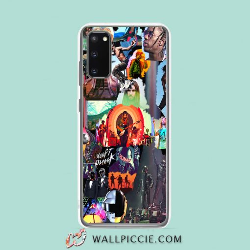 Cool Travis Scott X Daft Punk Collage Samsung Galaxy S20 Case