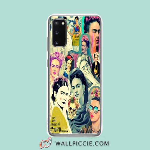 Cool Vintage Frida Kahlo Collage Samsung Galaxy S20 Case