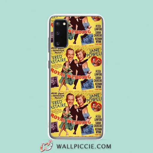 Cool Vintage Royal Wedding Movie Samsung Galaxy S20 Case